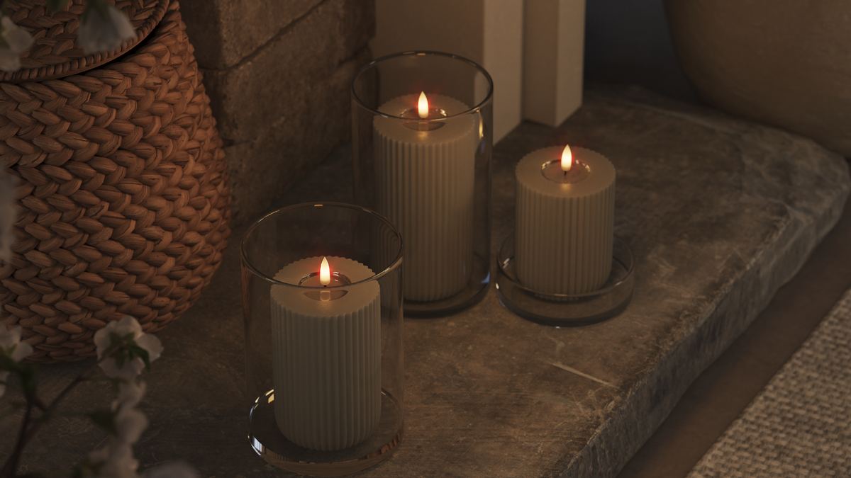 LED Vorm met levensecht LED vlam