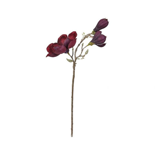 Prachtige Magnoliatak "Aubergine" 70 cm 1 DeluxehomeartNL