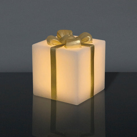 LED Geschenk met gouden strik Groot 1 DeluxehomeartNL