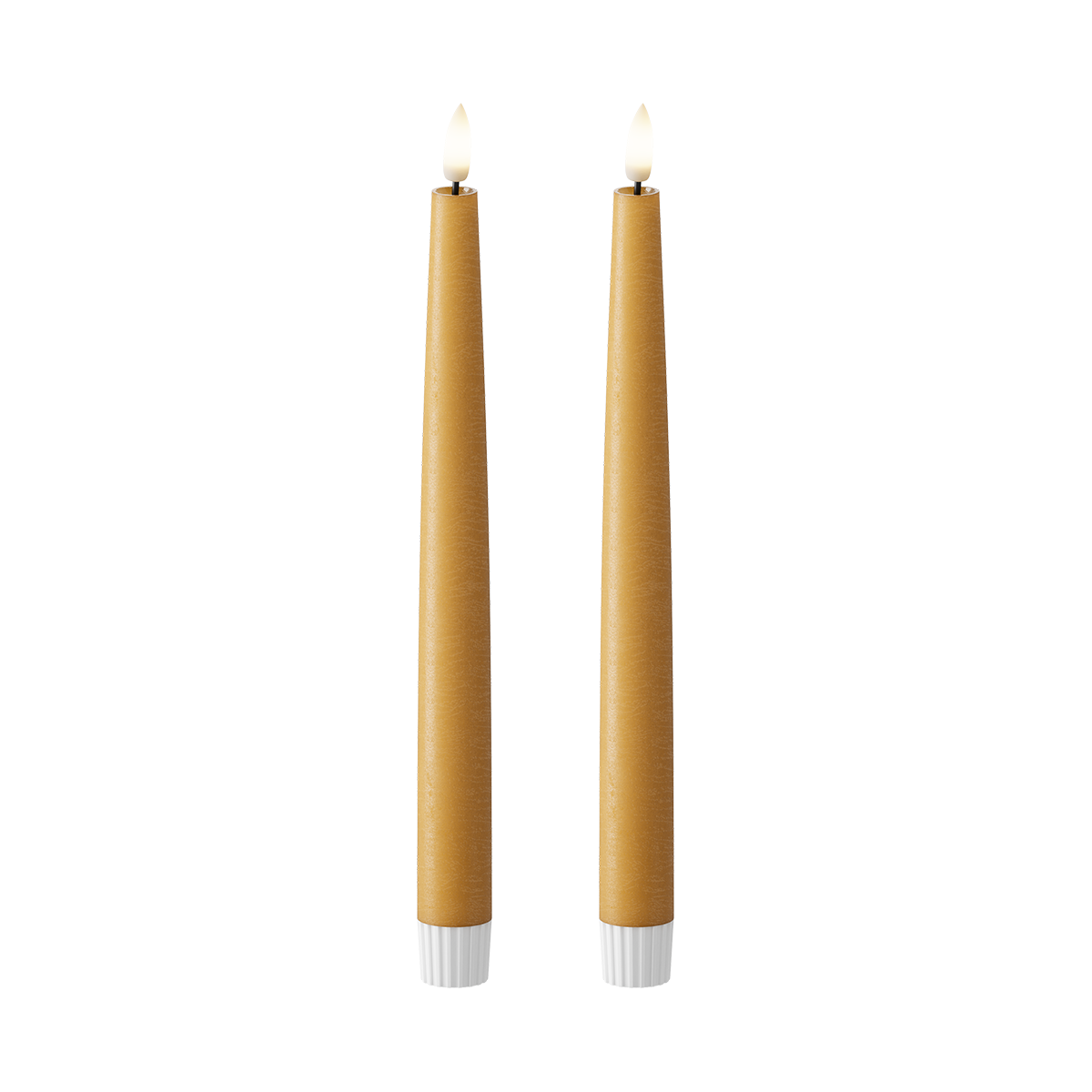 LED Dinerkaars 2 stuks, Ø 2,2 x 25 cm Curry