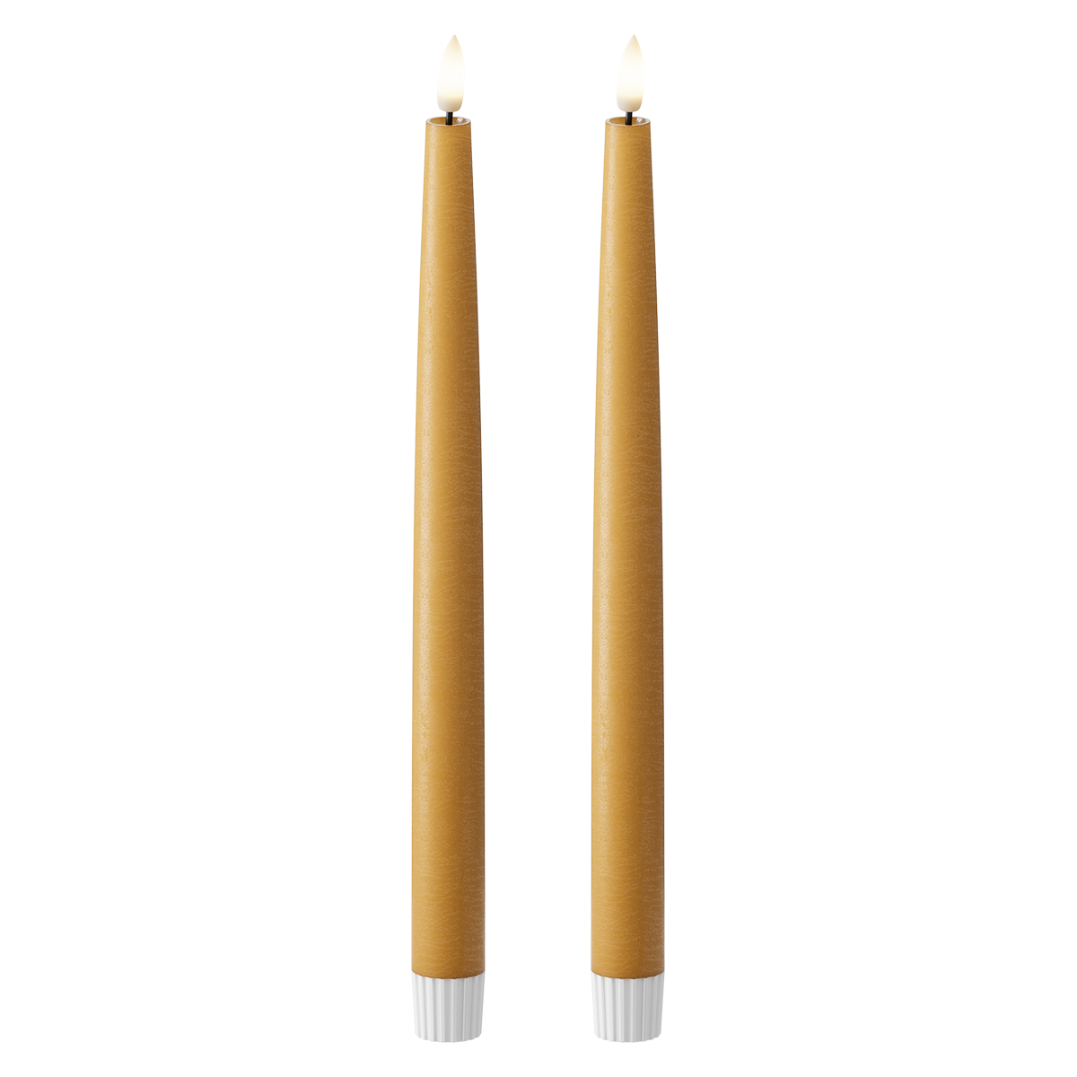 LED Dinerkaars 2 stuks, Ø 2,2 x 29 cm Curry