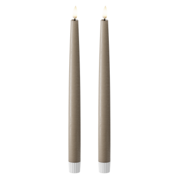 LED Crown valgusti 2 tk, Ø 2,2 x 29 cm Mokka
