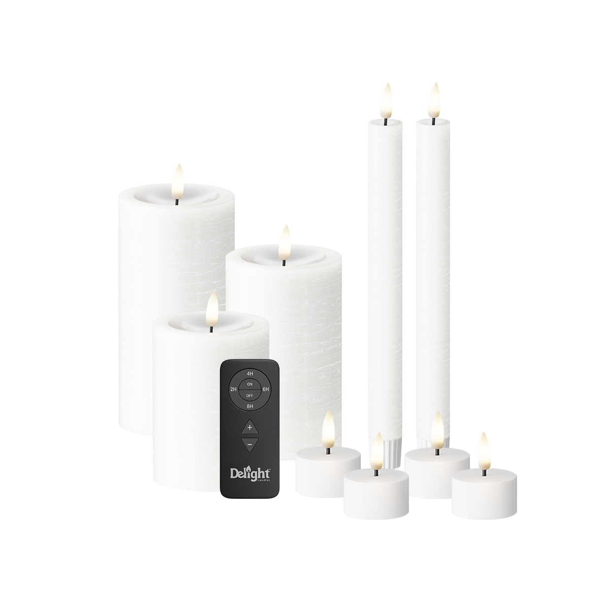 LED Lichtpakket 9 st. Wit