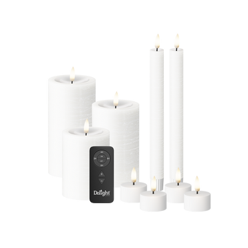 LED Lichtpakket 9 st. Wit