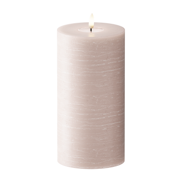 LEDs Vela pilar WetLook Ø 10 x 20 cm Rosa