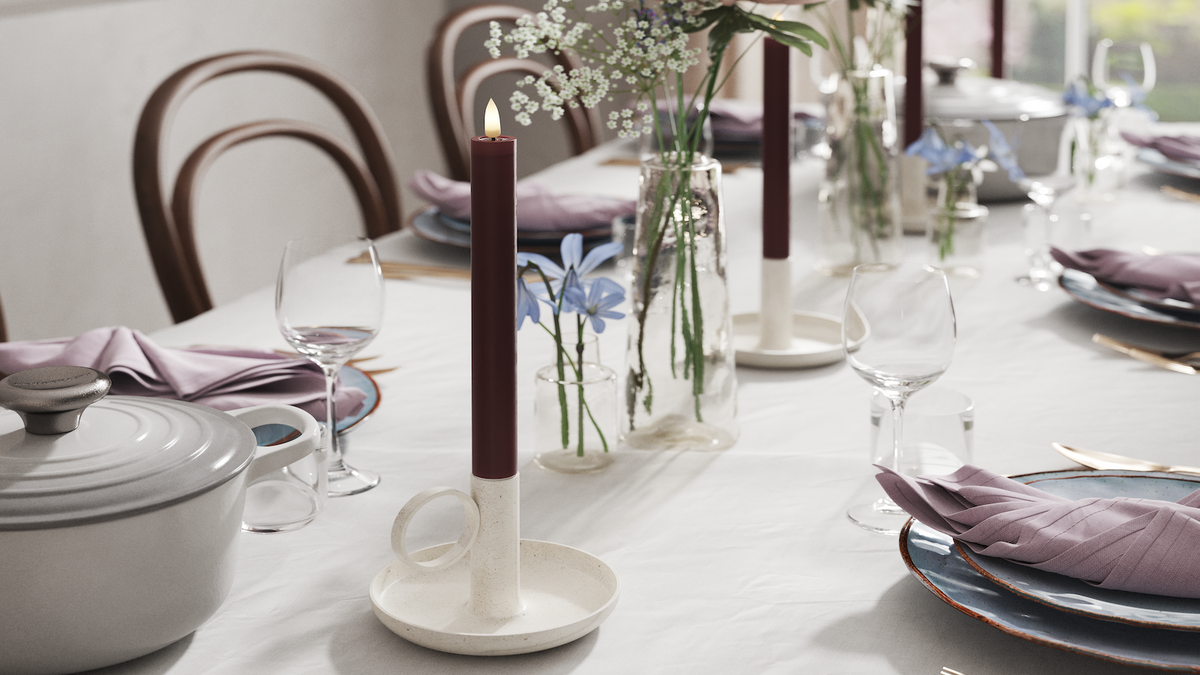 Naturlig tro LED Kronljus Med WetLook ™ -design