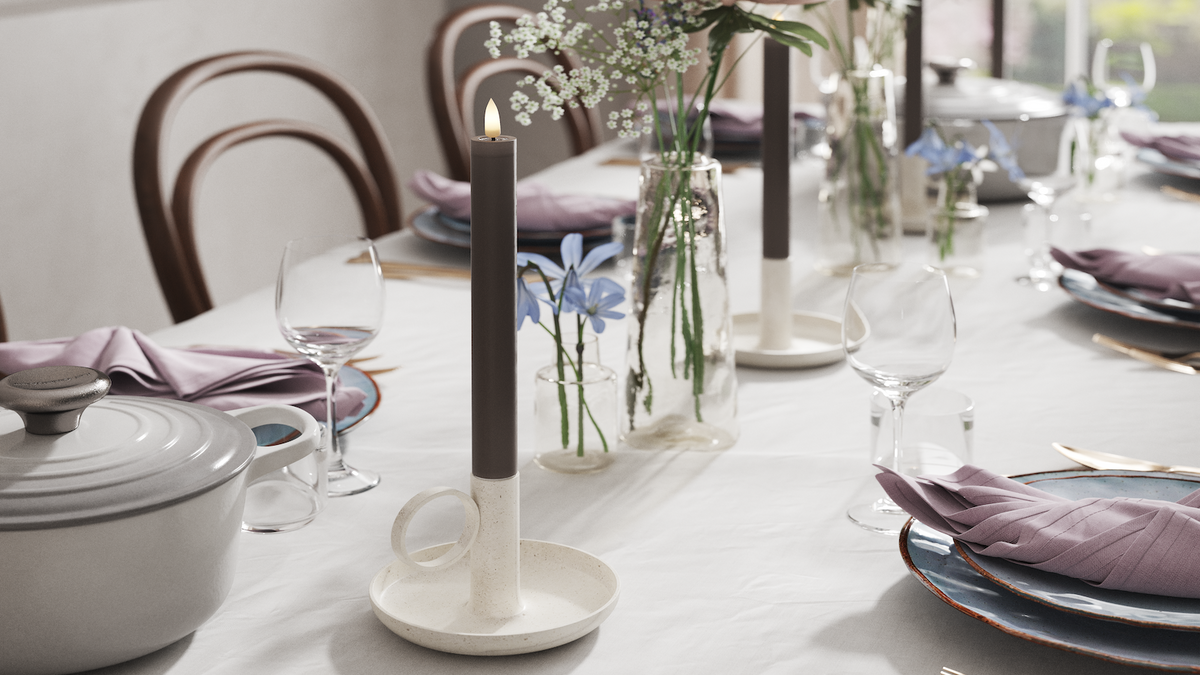 Naturlig tro LED Kronljus Med WetLook ™ -design