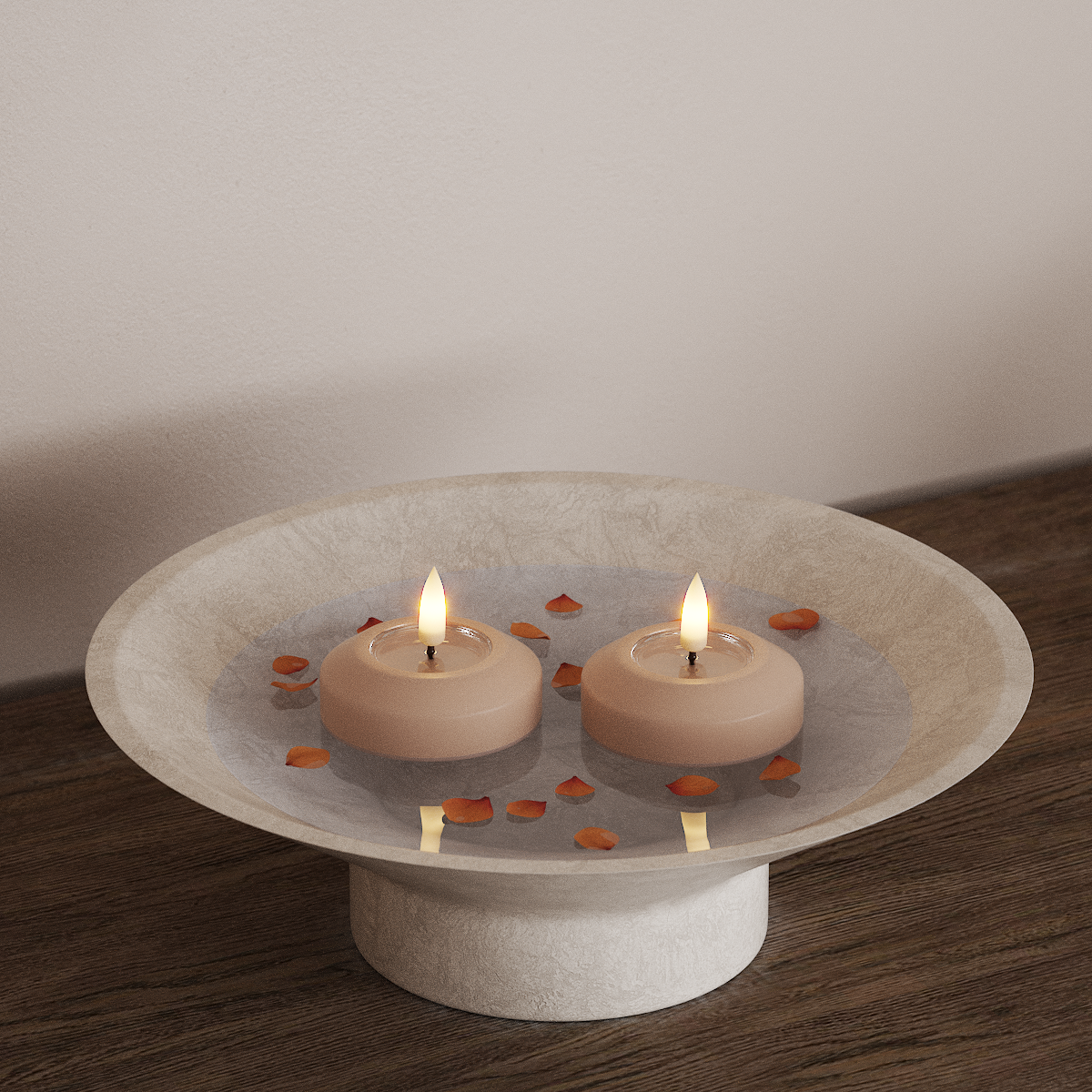 Deluxe Homeart LED Πλωτό φως Ø 6,1 cm 2 τεμ Ροζ Πλωτό φως LED 3