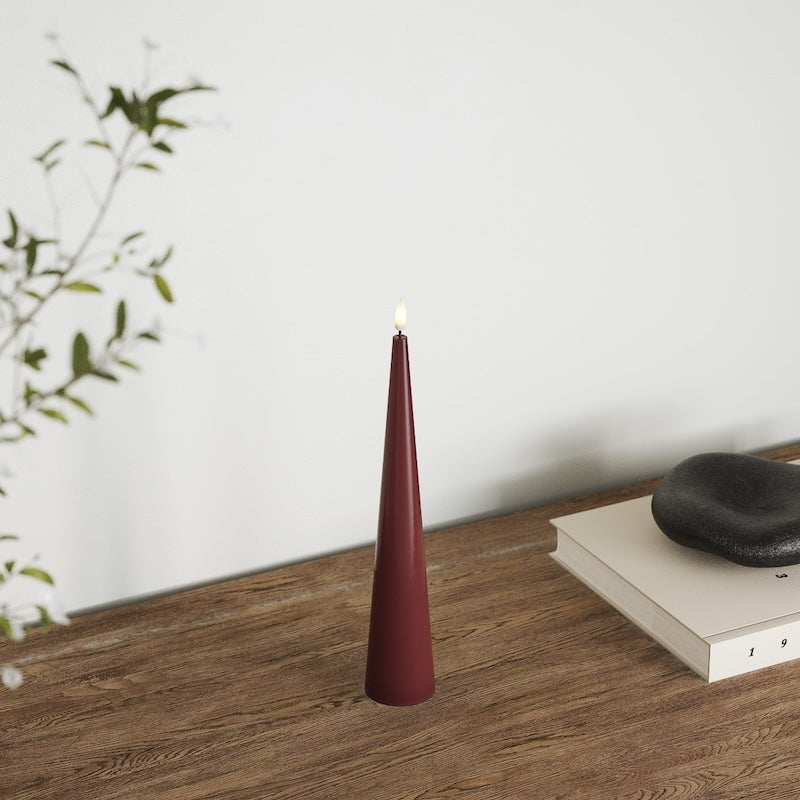 Deluxe Homeart Kegellamp D 5 x H 28 cm Cream