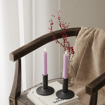 Deluxe Homeart LED Crown valgusti 2 tk, Ø 2 x 15 cm Lavendel LED-kroonvalgusti 4