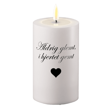 LED Gravlys Aldrig glemt i hjertet gemt Deluxe Homeart 1