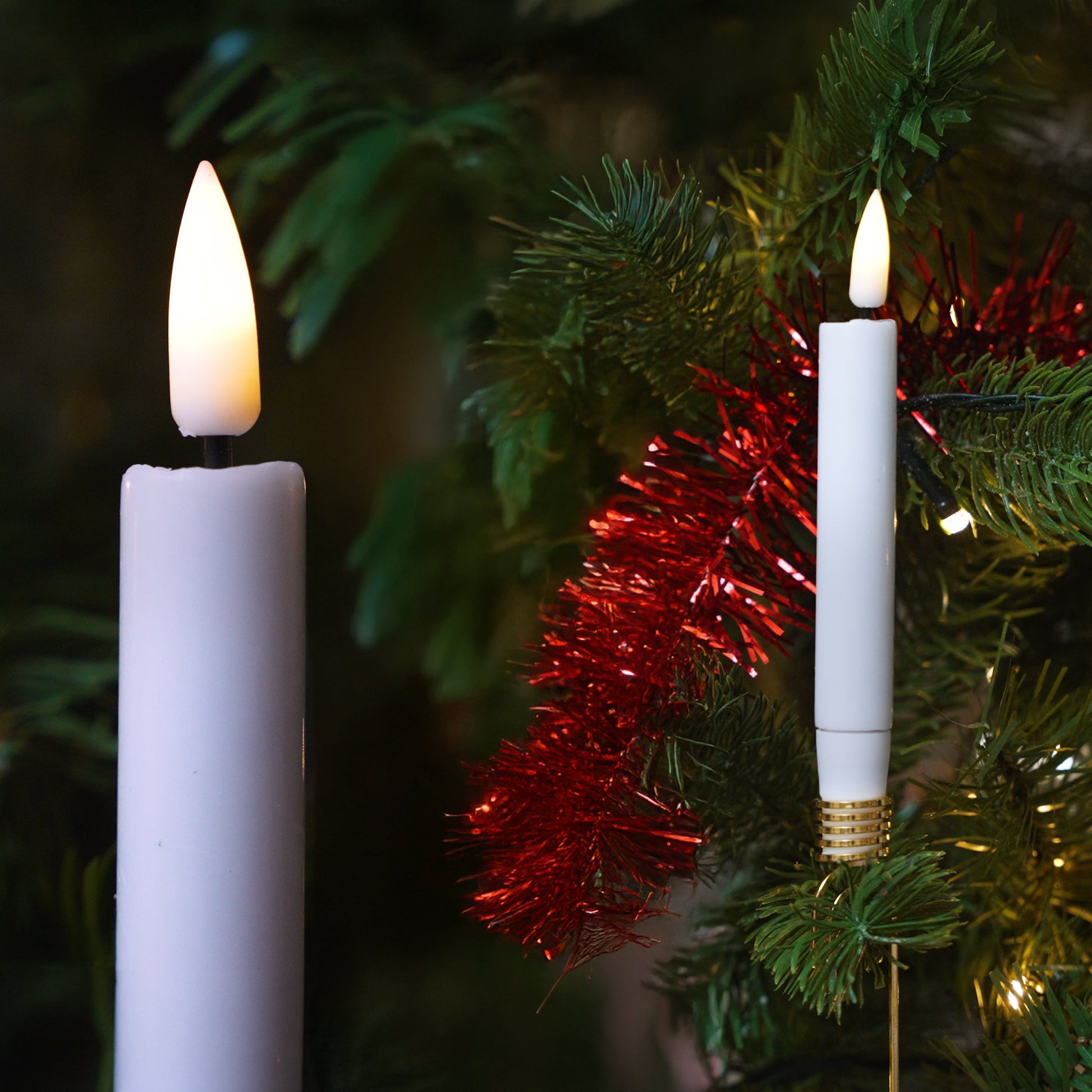 Deluxe Homeart Juletræslys belagt med stearin 6 stk Jul 7